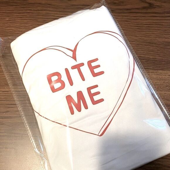 Anti-Valentine’s Day, Conversation Heart Tee, Slim Fit, Size S-3X - Picture 6 of 11